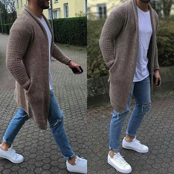 2022 есенно-зимния пуловер однобортный вязаный пуловер топ модерен пуловер с дълъг ръкав плюс размер жилетка пуловер