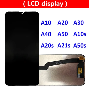 5 бр./лот, Оригинален LCD дисплей за Samsung А02 A10 A10S A20S A21S A50 A20 A30 A40 A50s A30s LCD екран е чувствителен на Допир дигитайзер в събирането на