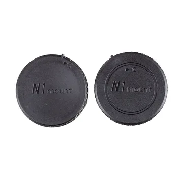 50 двойки/лот капачката на тялото на фотоапарата + Задна Капачка на обектива за Nikon N1 mount J1 V1