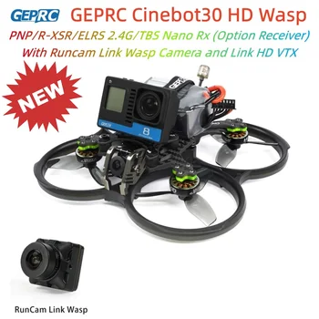 GEPRC Cinebot30 HD Wasp Runcam Линк 4S-6S FPV Дрон PNP / R-XSR /ELRS 2,4 G /TBS Nano Rx COB Лампа със система за HD Caddx Vista micro