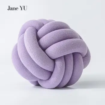 JaneYU Същия елемент Вратовръзка Възглавница Плътен Цвят Възглавница мека мебел Възглавница Креативна Декоративна Възглавница Горещо качество 0