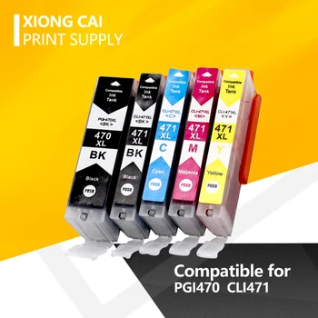 PGI-470 CLI-470 471 471 Мастило касета, Съвместими за принтери Canon PIXMA MG5740 MG6840 TS5040 TS6040 PGI470 CLI471