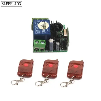 Sleeplion 433 Mhz Универсално Дистанционно Управление 12 В Мини Реле Безжичен Ключ За Управление На Мощност Led Лампа Контролер За Приемник И Предавател