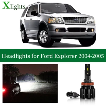 Xlights Led Светлини Светлини За Ford Explorer 2004 2005 Близкия И Далечния Светлина Canbus Фаровете На Колата Лампи 12 В 24 В Светлината На Част Аксесоари