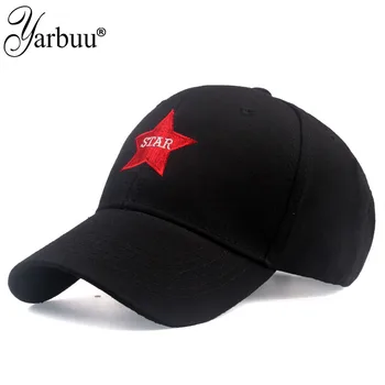 [YARBUU] новата марка на модна звезда бродирани бейзболна шапка унисекс шапка за мъже и жени възстановяване на предишното положение шапки писмо звезди шапка шапка