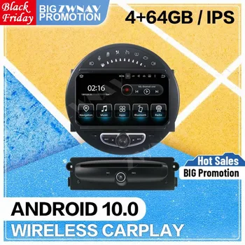 Авто Мултимедиен Плеър с Android 10,0 екран За BMW Mini 2006 2007 2008 2009-2013 gps navi dvd аудио радио авто стерео главното устройство