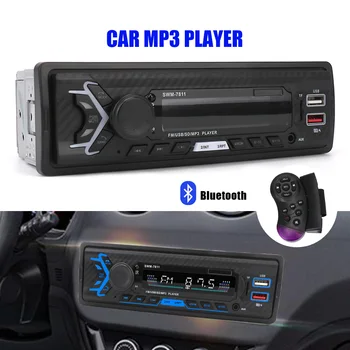 Автомобилен MP3 плейър, Радио Аудио Авторадио Стерео Bluetooth Ключ за Управление на Волана Колело 1 DIN Аксесоари за Автомобили 4x4 Универсален