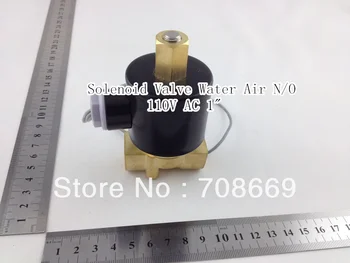 Електрически електромагнитен клапан Воден Въздушен N / O 110 vac 1 