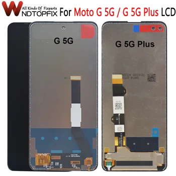 За Motorola Moto G 5G XT2113-3 LCD дисплей с сензорен екран Дигитайзер в събирането на Дисплея, За да Moto G 5G Plus XT2075 XT2075-2 LCD дисплея