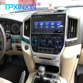 За Toyota Land Cruiser LC200 GXR 2008-2015/VXR 2016-2021 Android 10,0 2 + 32G Carplay Авто Радио GPS Навигация Мултимедиен плеър