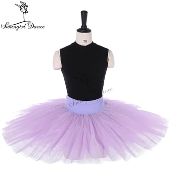 лилава балетната поличка за възрастни, поли и пачки за деца, блинная пакетче, балетные костюми-пачки BT8923