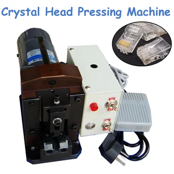 Телефонна и мрежова линейна системата терминал Обжимная Машина Crystal PC Head Pressing Machine XW-90W