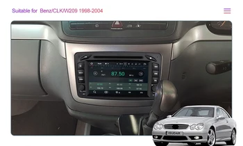 Android 10,0 4 + 64G Авто радиоплеер GPS Навигация, за да Benz W203/W209/W463/W168 Мултимедиен Плейър, стерео Радио Главното Устройство dsp isp 1