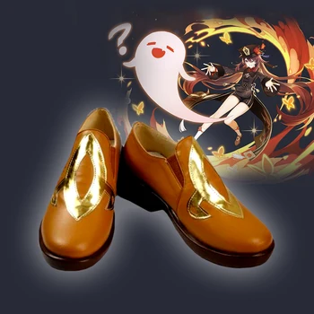 Нов Genshin Impact Hutao Cosplay Обувки, Ботуши И Обувки За Момичета Чорап Игри Ху Тао Cos Подпори Сценична Собственост На Проект Герои Аксесоари Подаръци 3