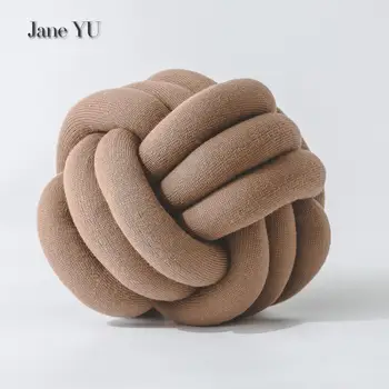 JaneYU Същия елемент Вратовръзка Възглавница Плътен Цвят Възглавница мека мебел Възглавница Креативна Декоративна Възглавница Горещо качество 4